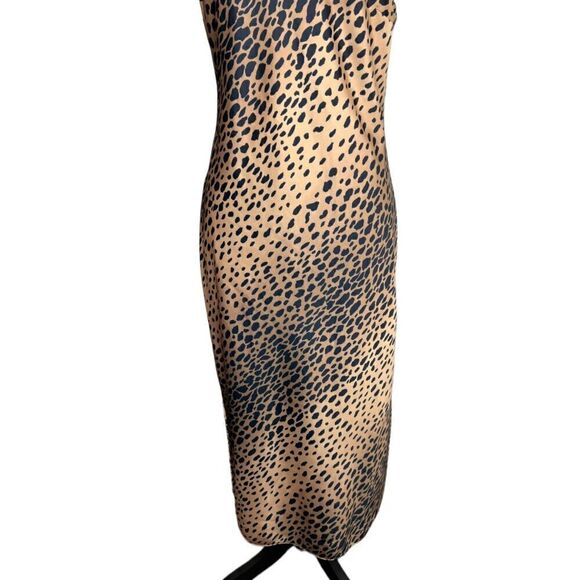GOOD AMERICAN Leopard Print Slip Dress. Size Small NWT - Picture 6 of 9